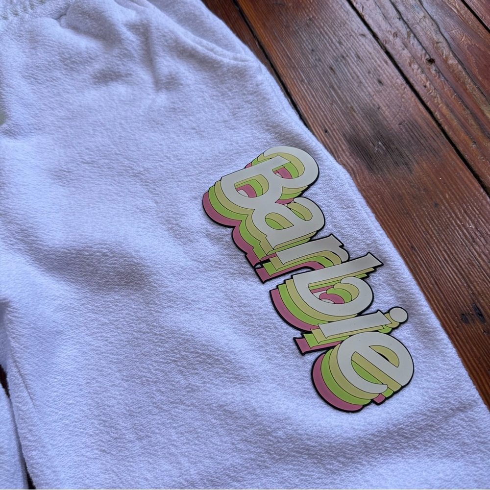 Barbie x Forever 21 Beaded Graphic Joggers Small - Picture 5 of 10